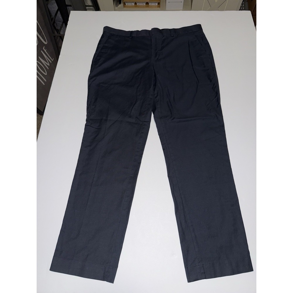 Express Men's Photographer Dress Pants 36x32 Gray Flat Front